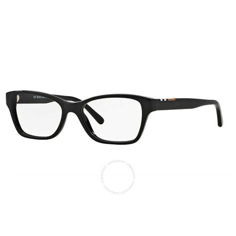 burberry be2144 black|Burberry Unisex Black Oval Eyeglass Frames BE2144 3001 53.